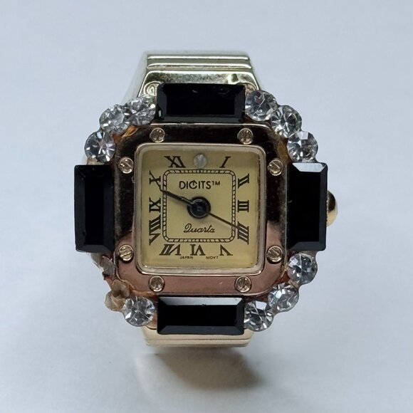 Vintage Bonetto Women's Finger Watch Digits Collection Quartz Japan Movement - Picture 1 of 7